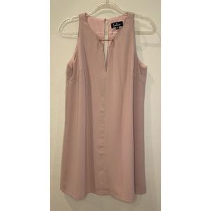 Lulu’s Blush Pink Shift Dress NWOT